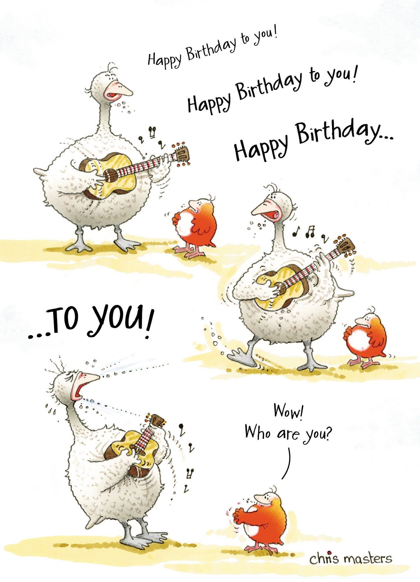Birdwit Happy Birthday Goose Springsteen! Funny Birthday Card