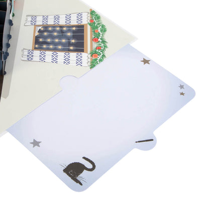 Festive Cats Pop Up Battersea Charity Christmas Greeting Card