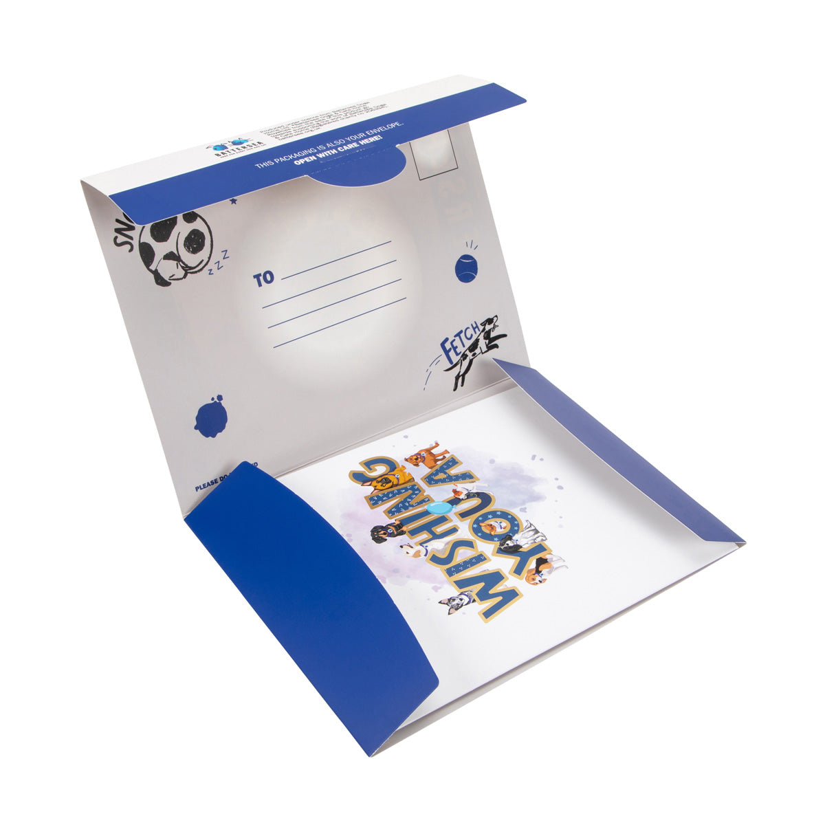 Battersea Dogs Happy Birthday Pop Up Greeting Card