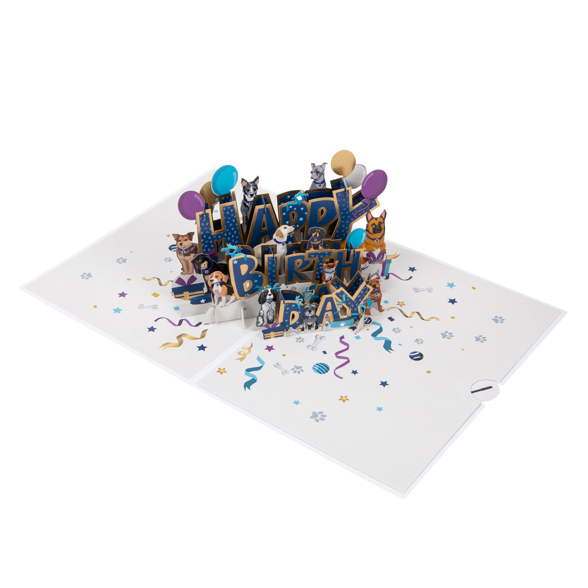 Battersea Dogs Happy Birthday Pop Up Greeting Card