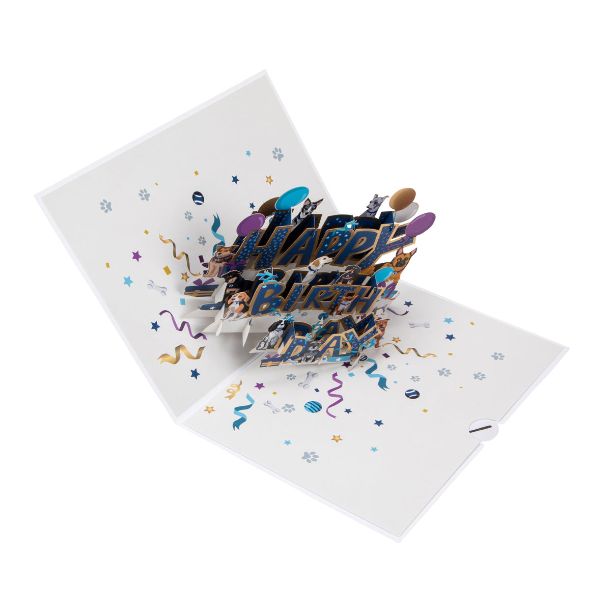 Battersea Dogs Happy Birthday Pop Up Greeting Card