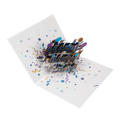 Battersea Dogs Happy Birthday Pop Up Greeting Card