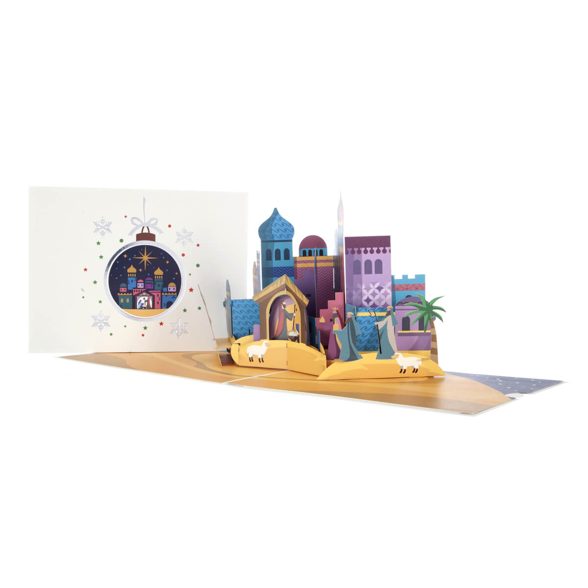 City Of Bethlehem Pop-Up Christmas Greeting Card