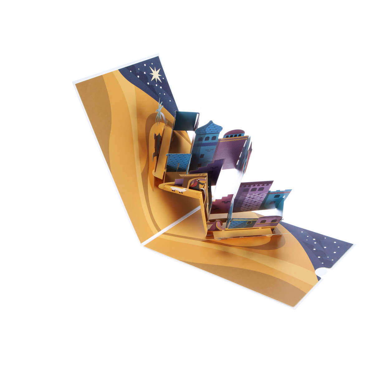 City Of Bethlehem Pop-Up Christmas Greeting Card