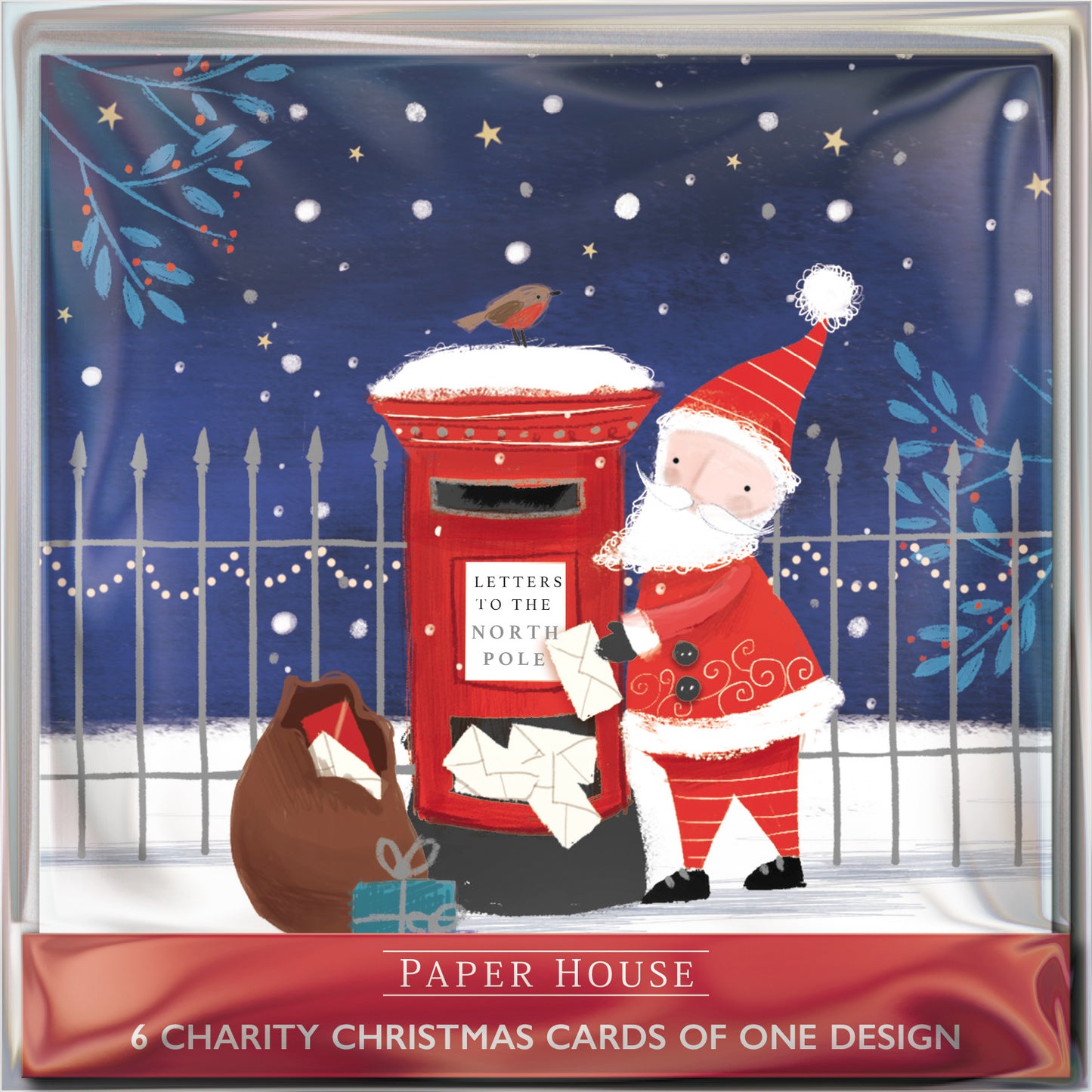 Pack of 6 Christmas Collection Charity Christmas Cards