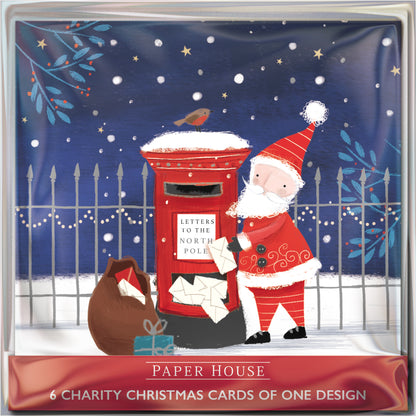 Pack of 6 Christmas Collection Charity Christmas Cards