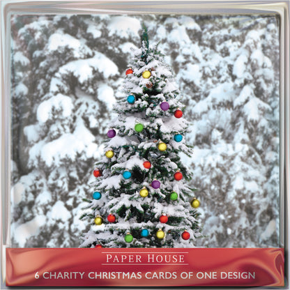 Pack of 6 Oh Christmas Tree Charity Christmas Cards