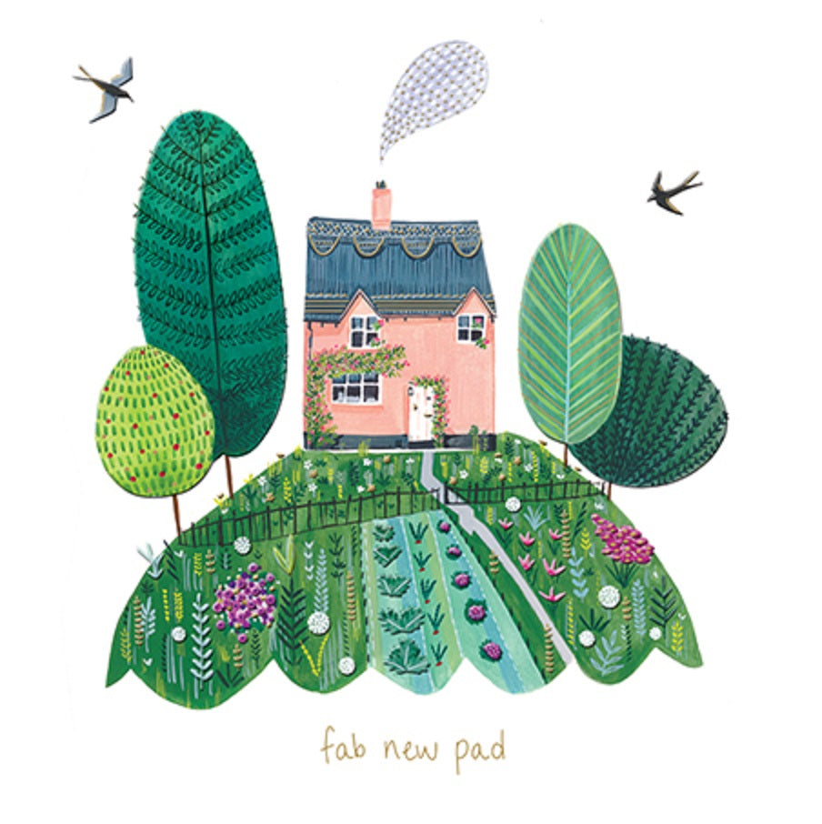 Fab New Pad New Home Greeting Card By The Curious Inksmith