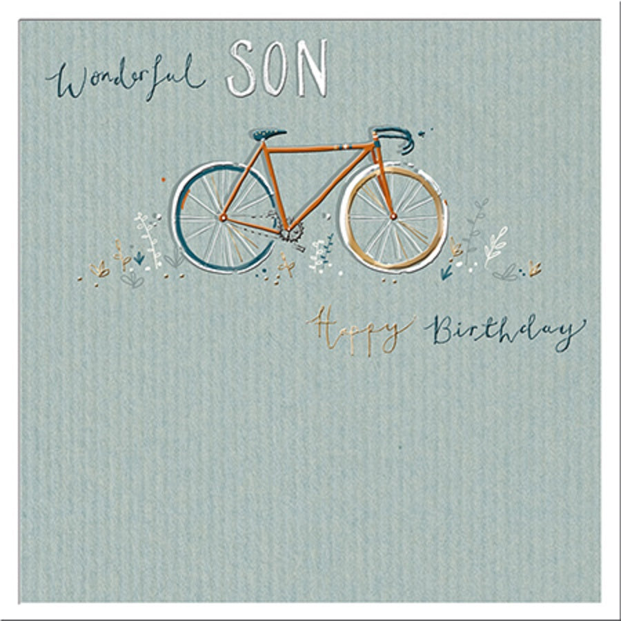 Wonderful Son Birthday Greeting Card By The Curious Inksmith