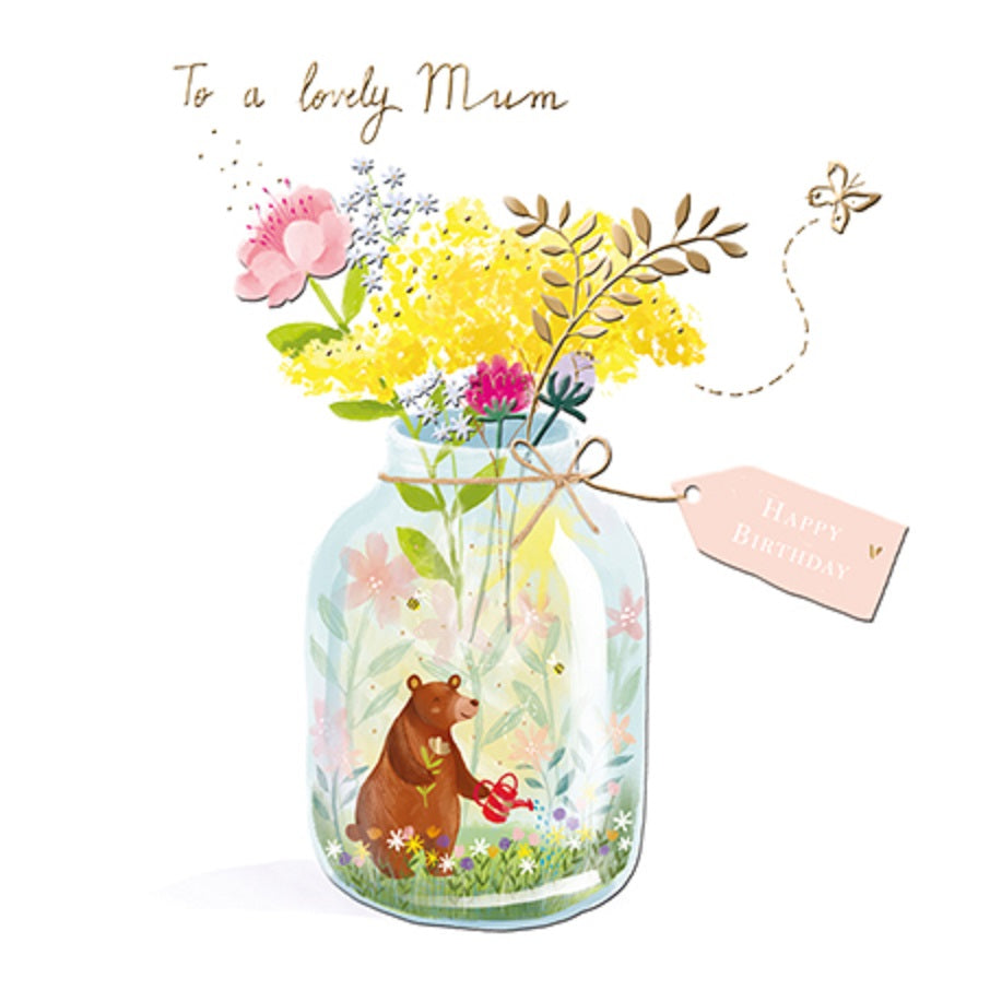 Lovely Mum Birthday Greeting Card By The Curious Inksmith