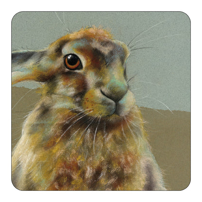 Mabel Hare Artistic Hare Collection Coaster Little Dog Laughed