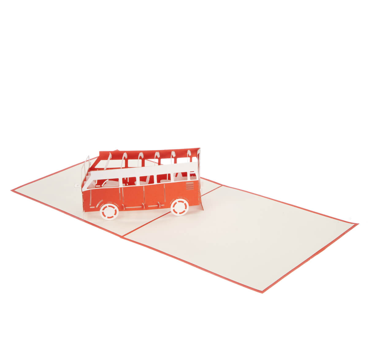 Campervan Pop-Up Any Occasion Greeting Card Blank Inside