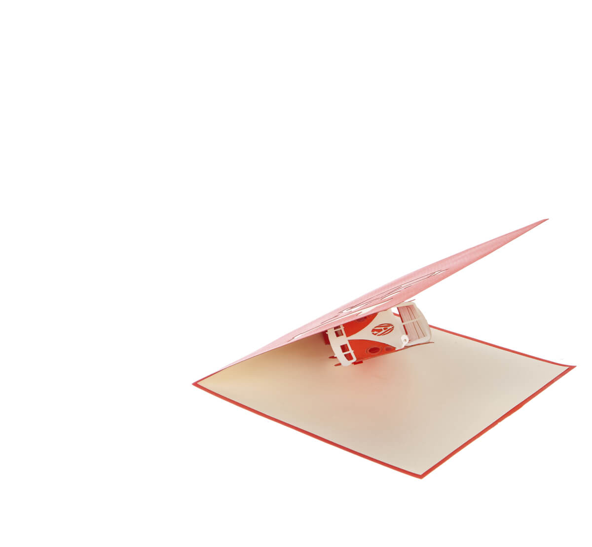 Campervan Pop-Up Any Occasion Greeting Card Blank Inside