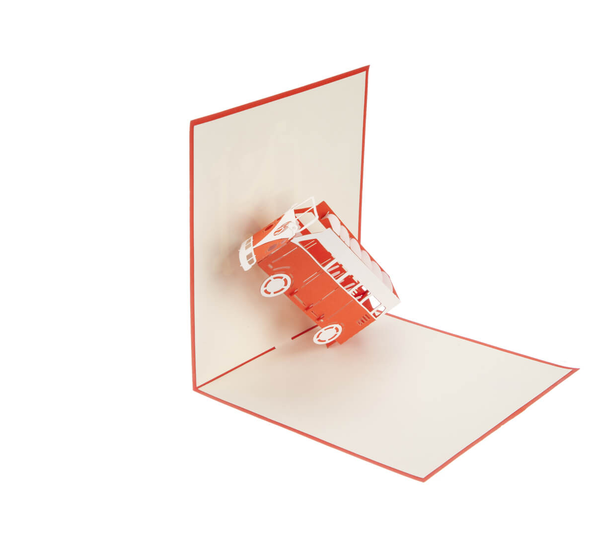 Campervan Pop-Up Any Occasion Greeting Card Blank Inside