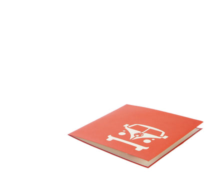 Campervan Pop-Up Any Occasion Greeting Card Blank Inside