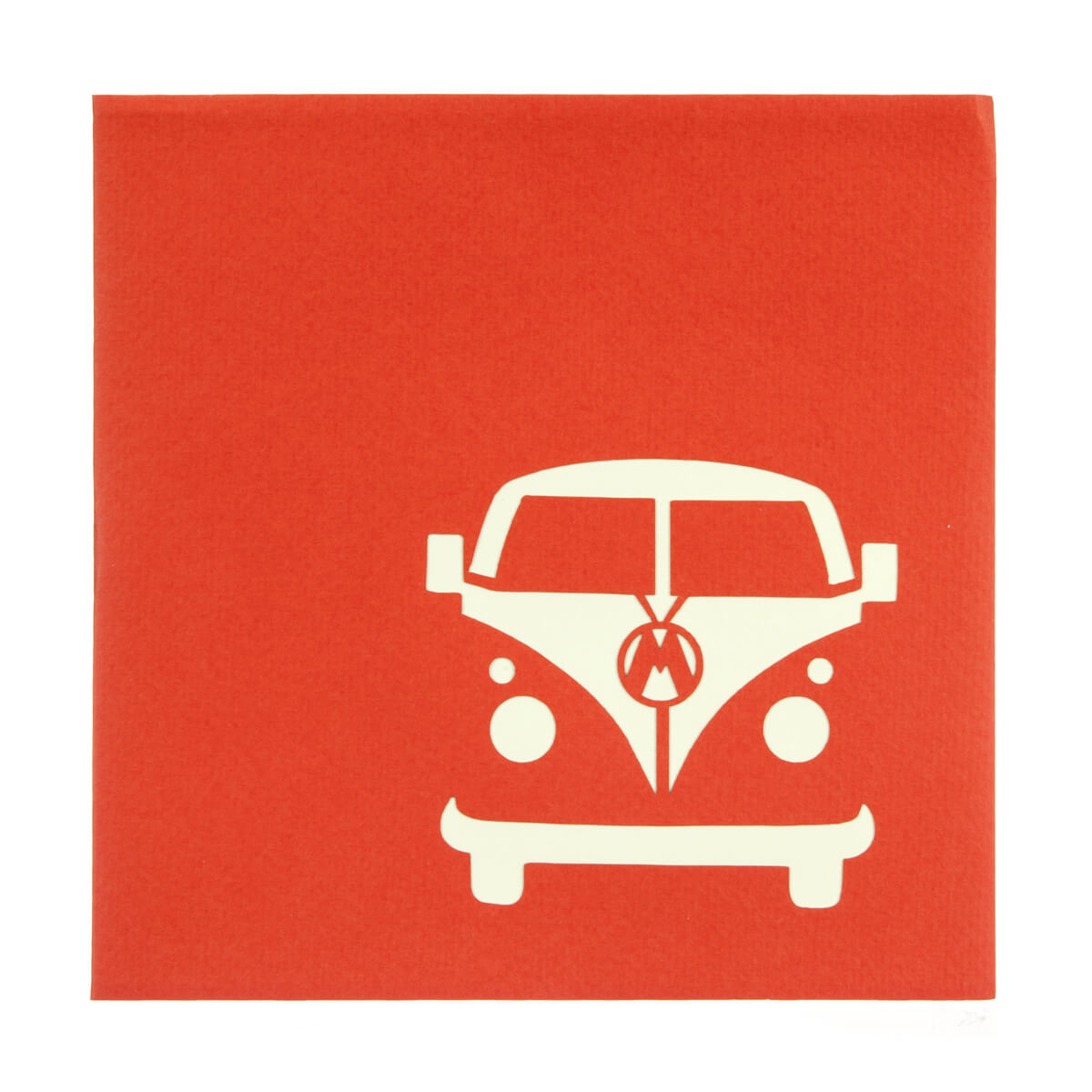 Campervan Pop-Up Any Occasion Greeting Card Blank Inside