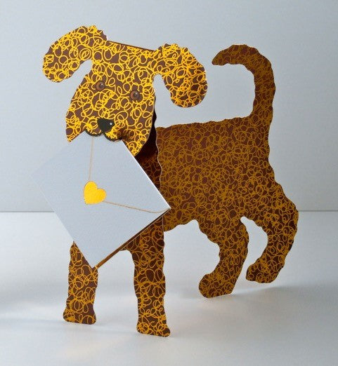 Cockapoo 3D Special Delivery Animal Greeting Card