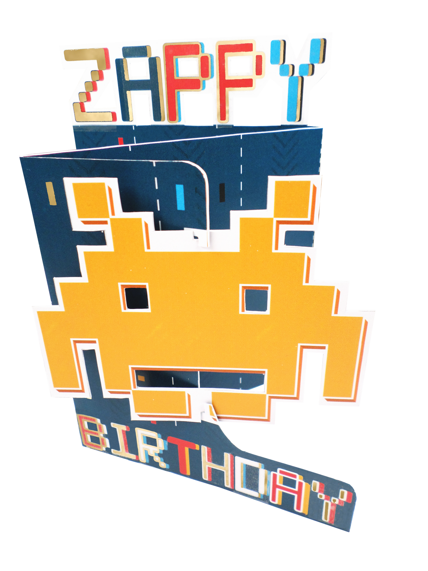 Zappy Birthday 3D Cutting Edge Birthday Card