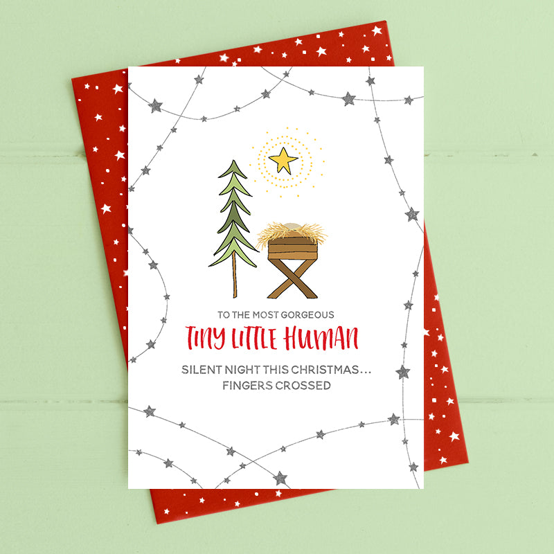Tiny Little Human Christmas Card Deck The Halls Range