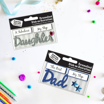 Blue Dad DIY Greeting Card Toppers