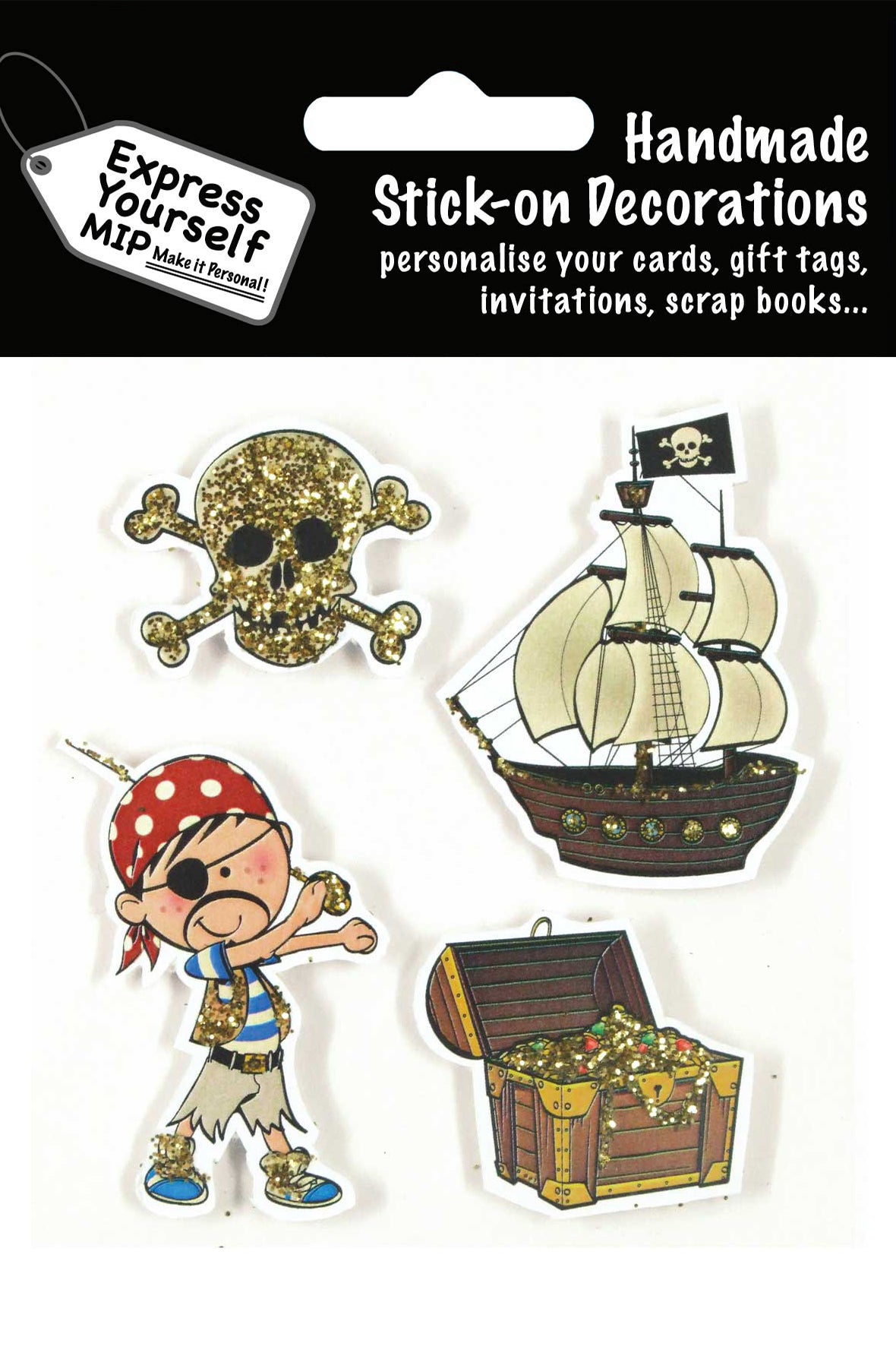 Pirate Themed DIY Greeting Card Toppers