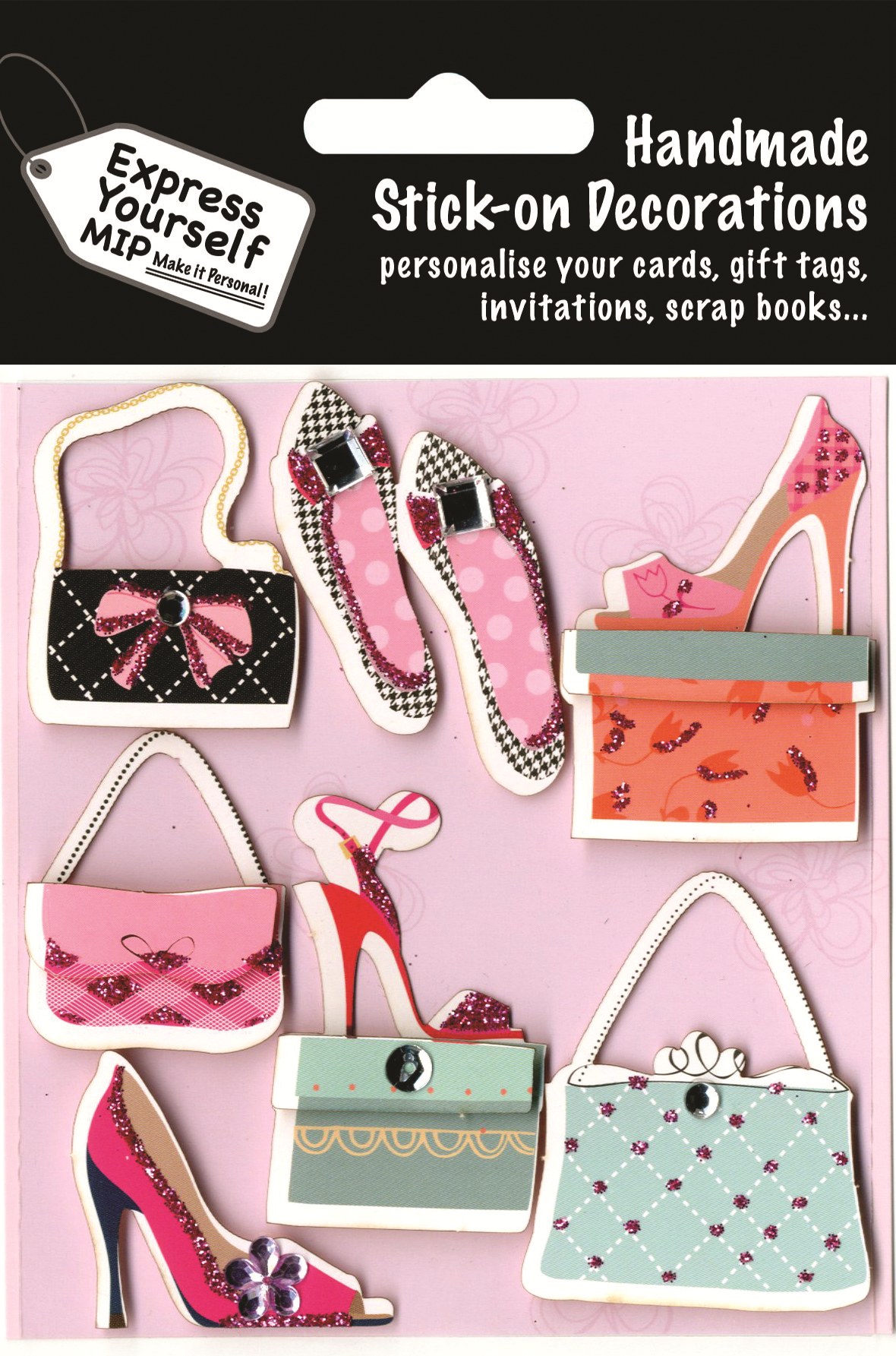 Shoes & Handbags DIY Greeting Card Toppers