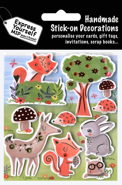 Woodland Forest Friends DIY Greeting Card Toppers