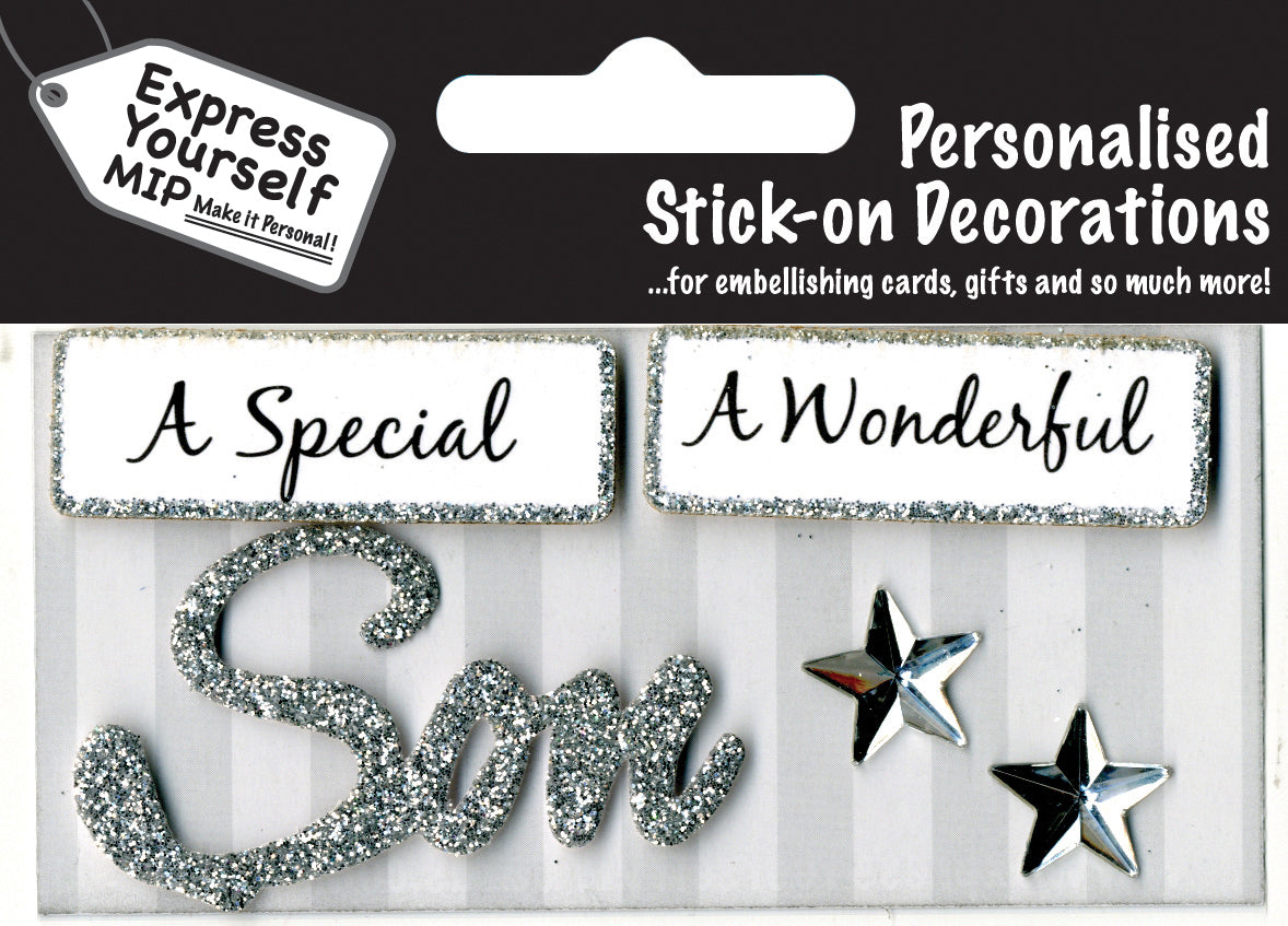Silver Son DIY Greeting Card Toppers