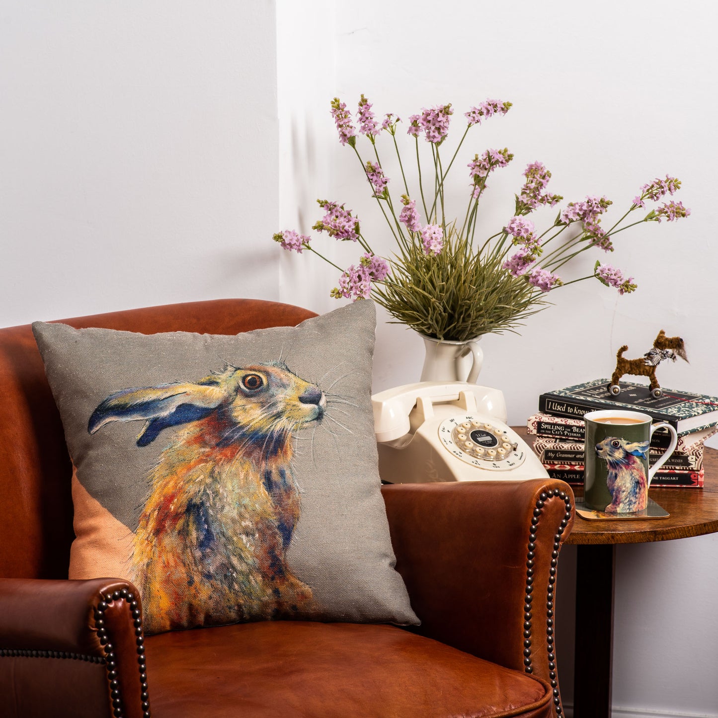 The Hare Collection George The Hare Cushion Gift