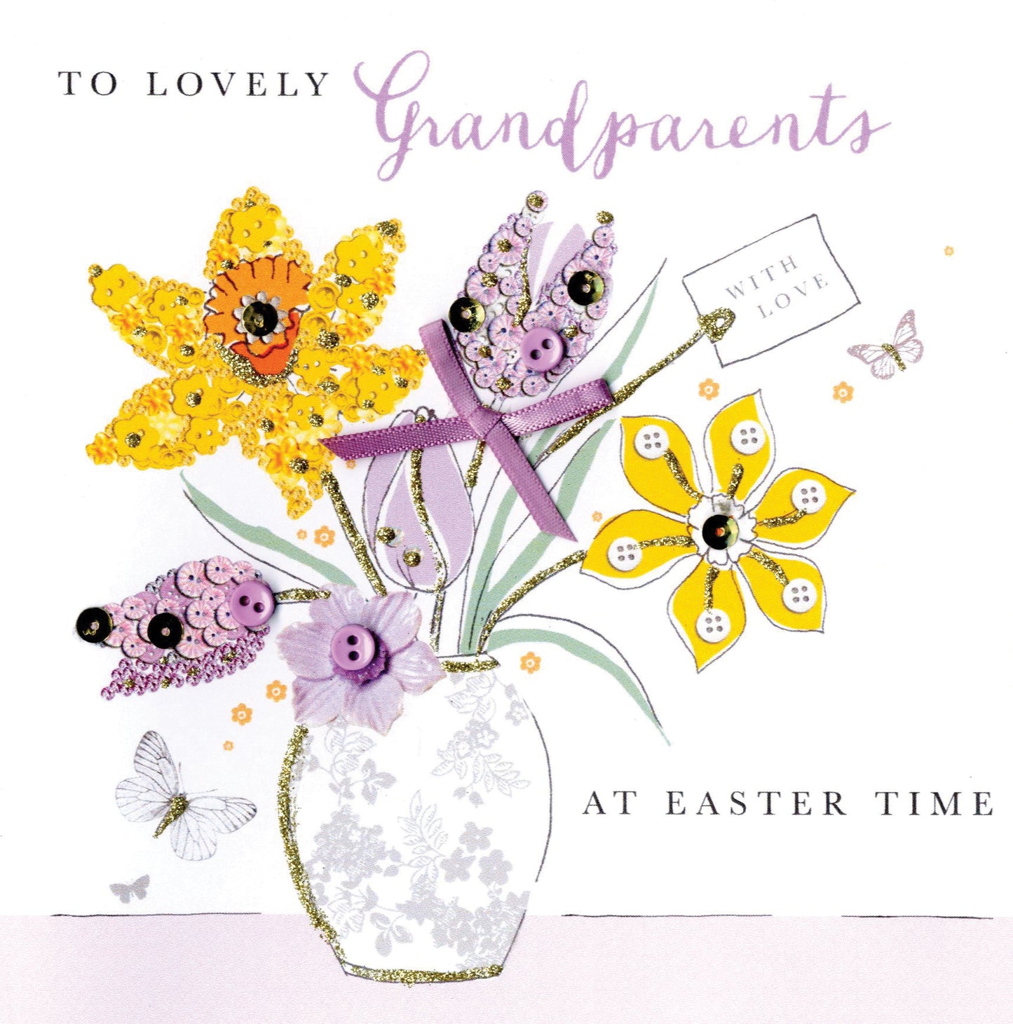 To Lovely Grandparents At Easter Time Easter Greeting Card