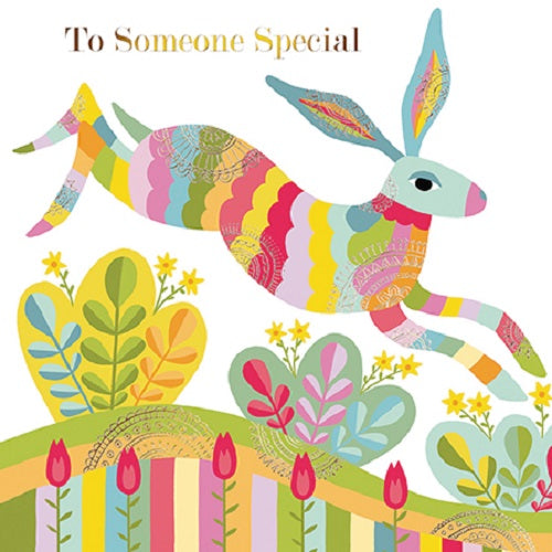 To Someone Special Easter Hare Easter Greeting Card