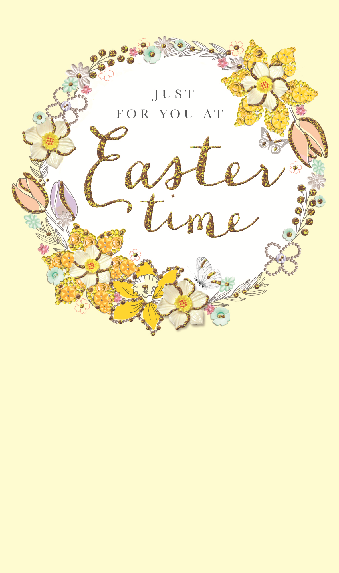 Just For You At Easter Time Money Wallet Easter Greeting Card