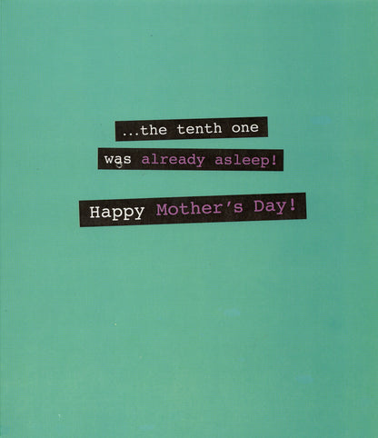 Funny Mum Retro Humour Happy Mother's Day Card