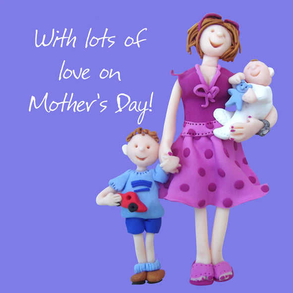 Lot's Of Love On Mother's Day Greeting Card