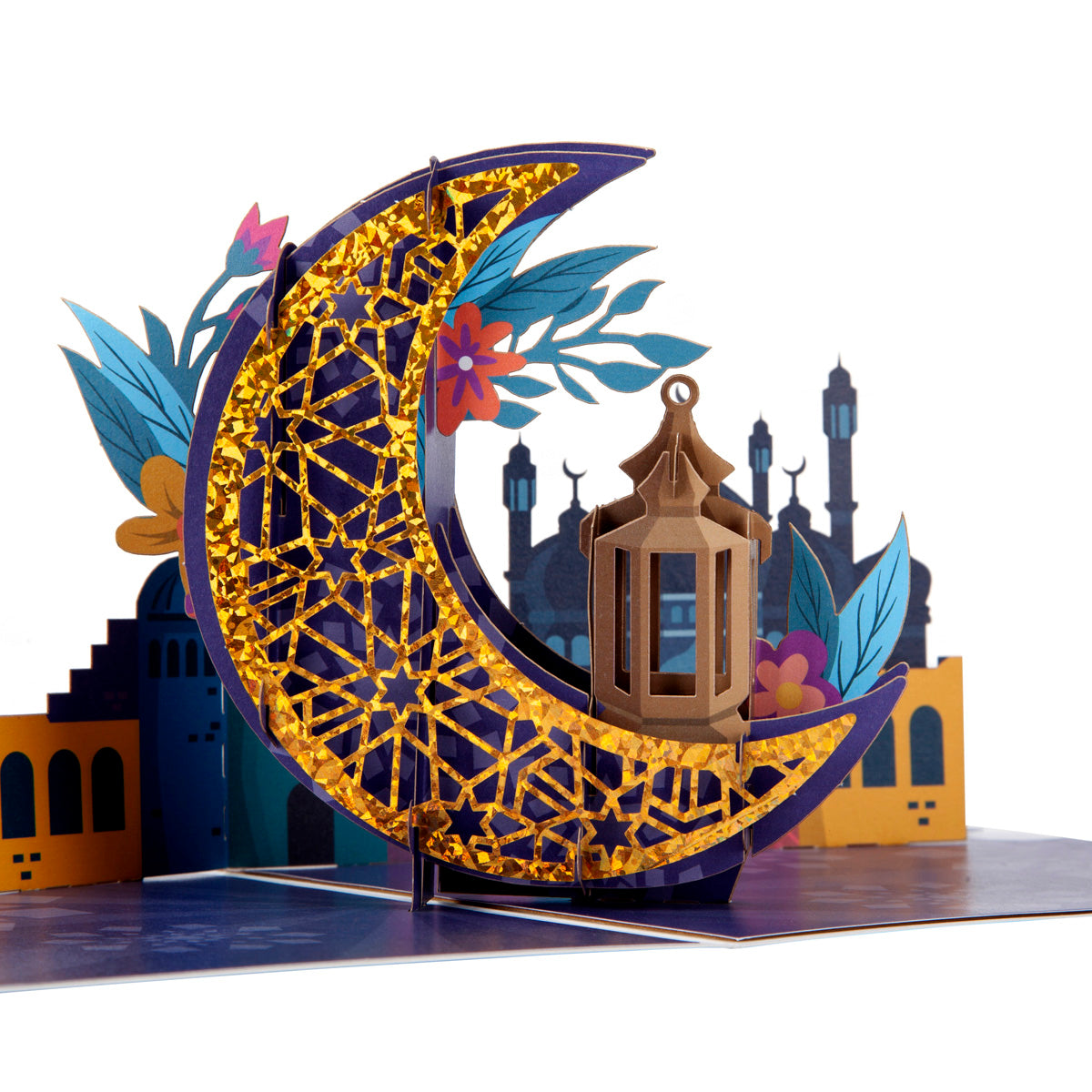 Eid Mubarak Holy Festival Pop Up Greeting Card