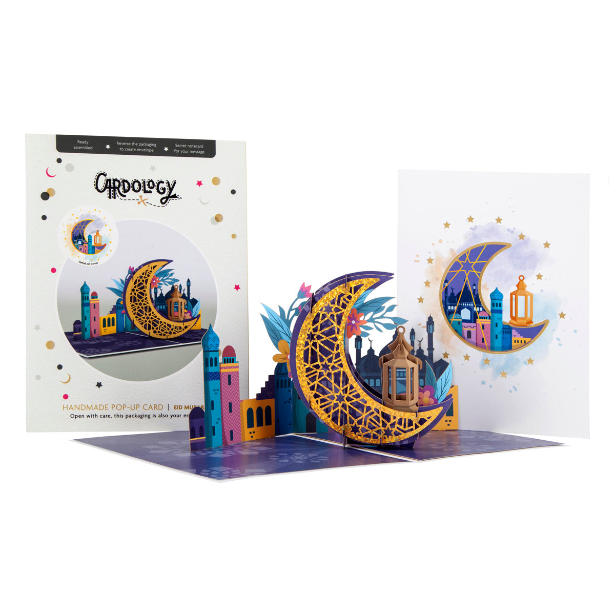 Eid Mubarak Holy Festival Pop Up Greeting Card