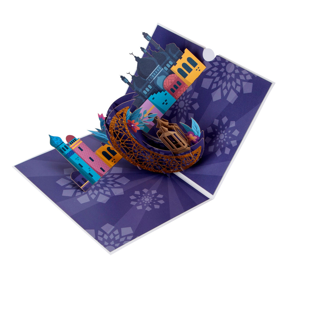 Eid Mubarak Holy Festival Pop Up Greeting Card