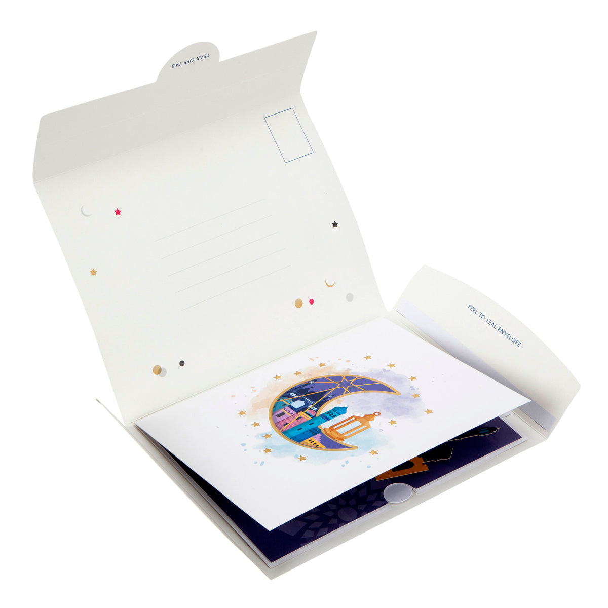 Eid Mubarak Holy Festival Pop Up Greeting Card