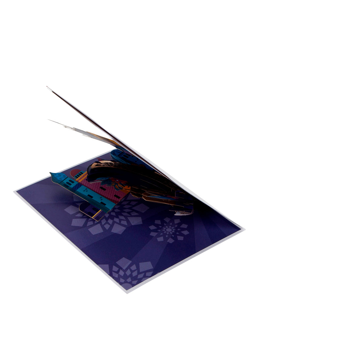 Eid Mubarak Holy Festival Pop Up Greeting Card