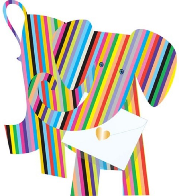 Elephant 3D Special Delivery Animal Greeting Card