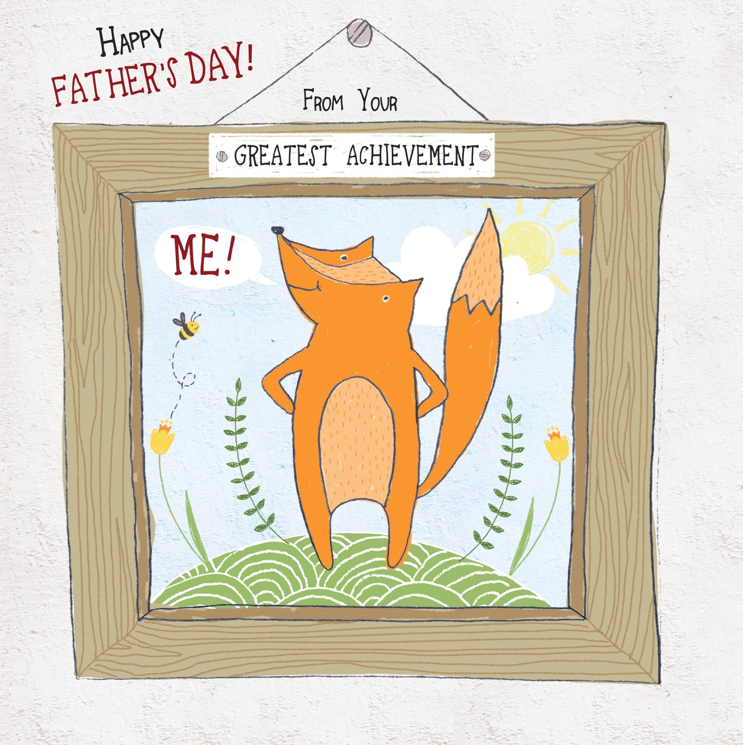 Greatest Achievement Father's Day Forest Friends Greeting Card