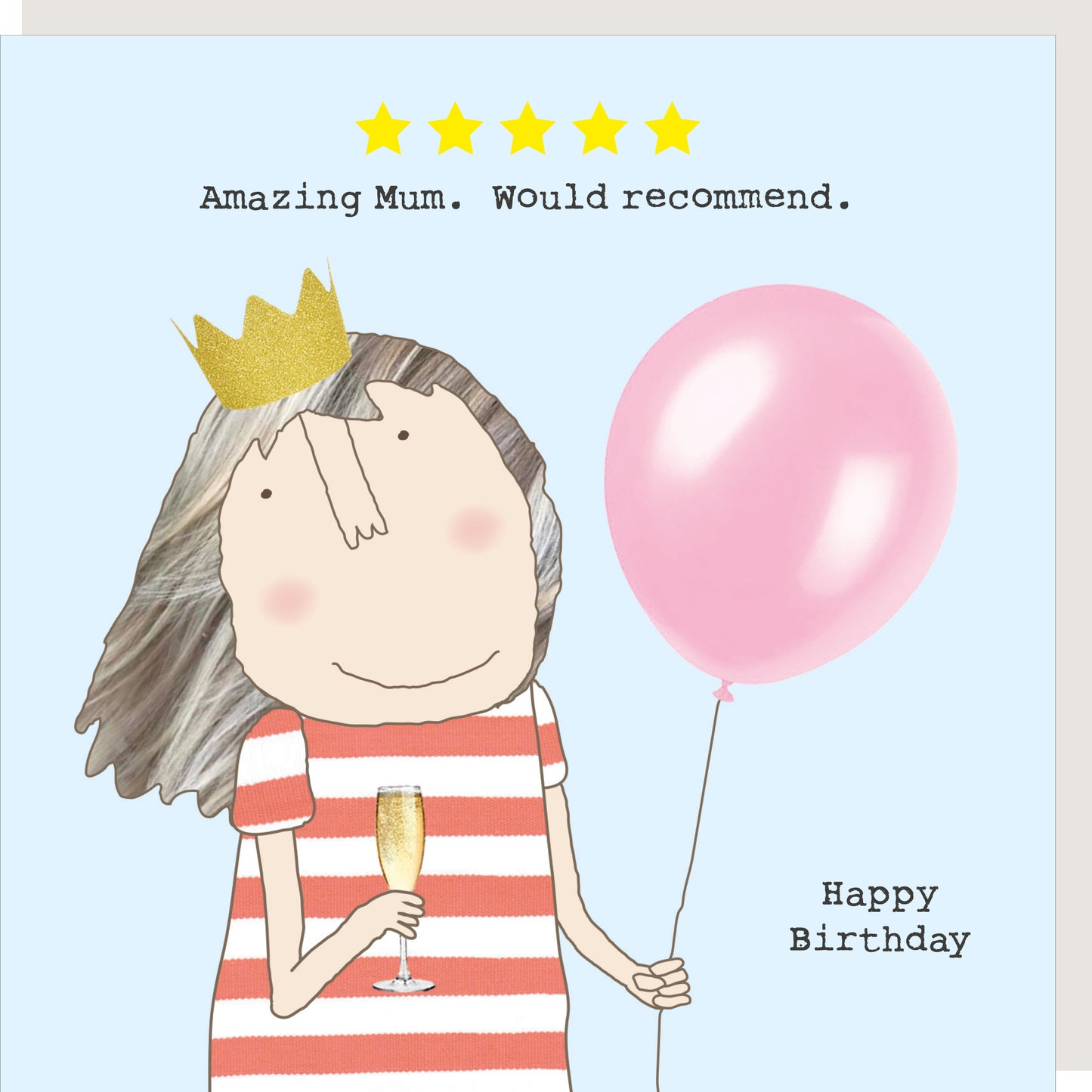 Rosie Made A Thing Five Star Mum Birthday Card