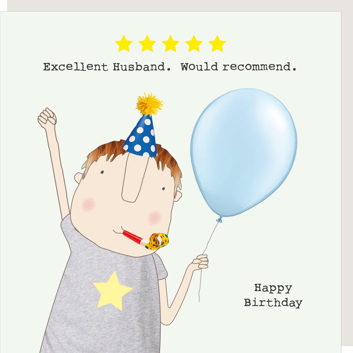 Rosie Made A Thing Five Star Husband Birthday Card