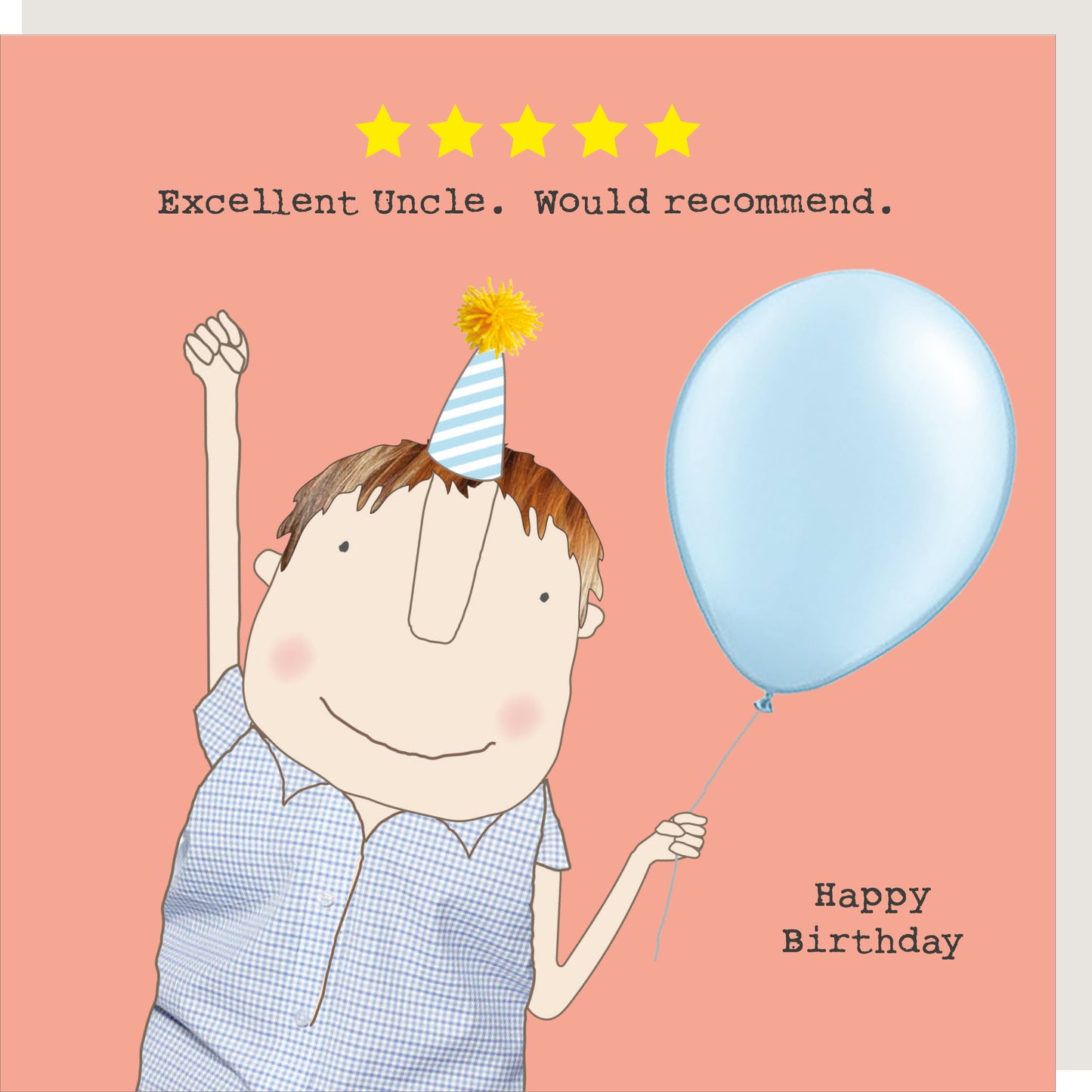 Rosie Made A Thing Five Star Uncle Birthday Card