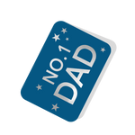 No. 1 Dad Blue Tag