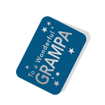To a Wonderful Grampa Blue Tag