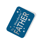 To a Wonderful Father Blue Tag