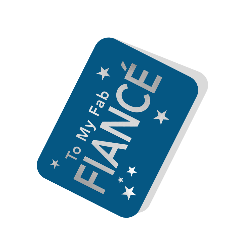 To My Fab Fiance Easter Bunny Pop Up Easter Card