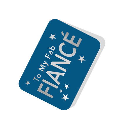 To My Fab Fiance Easter Bunny Pop Up Easter Card