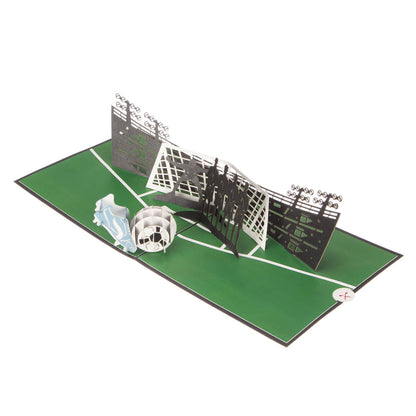 Men's Football Team Pop Up Greeting Card